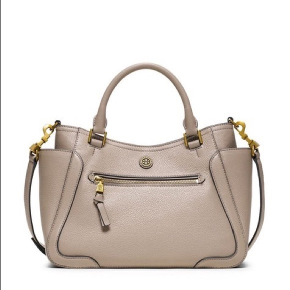 Tory Burch Frances Satchel Gray